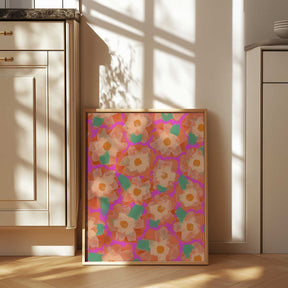 Vibrant Petal Dance Poster