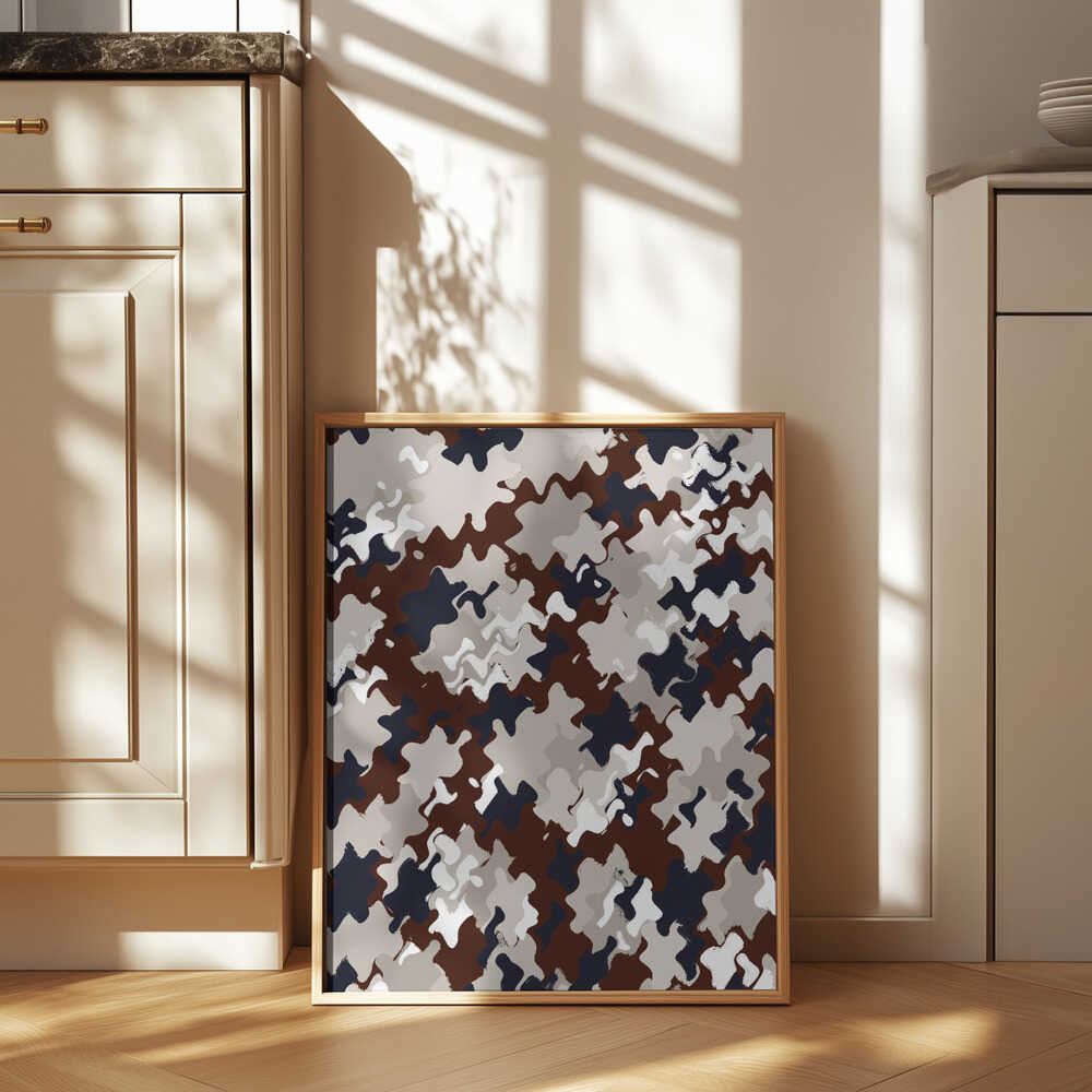 Abstract Wavescape Poster