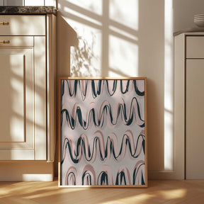 Rhythmic Waves Poster
