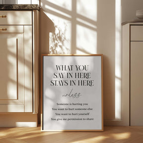 Saysherestayhere Poster