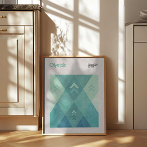 Geometric Peaks Poster