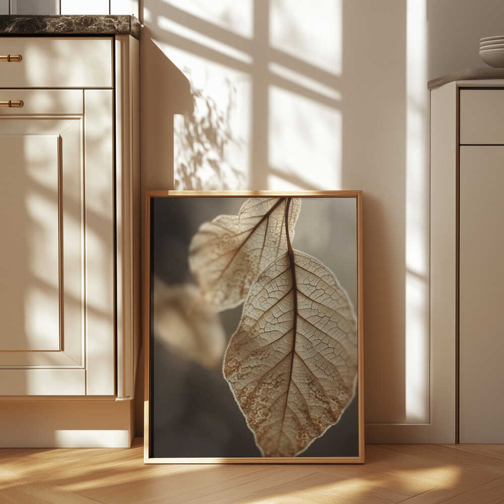 Ethereal Leaves Poster