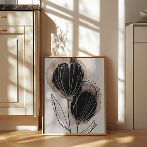 Ink Blossom Duo Poster