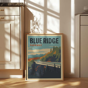 Blue Ridge Parkway Travel Print Poster