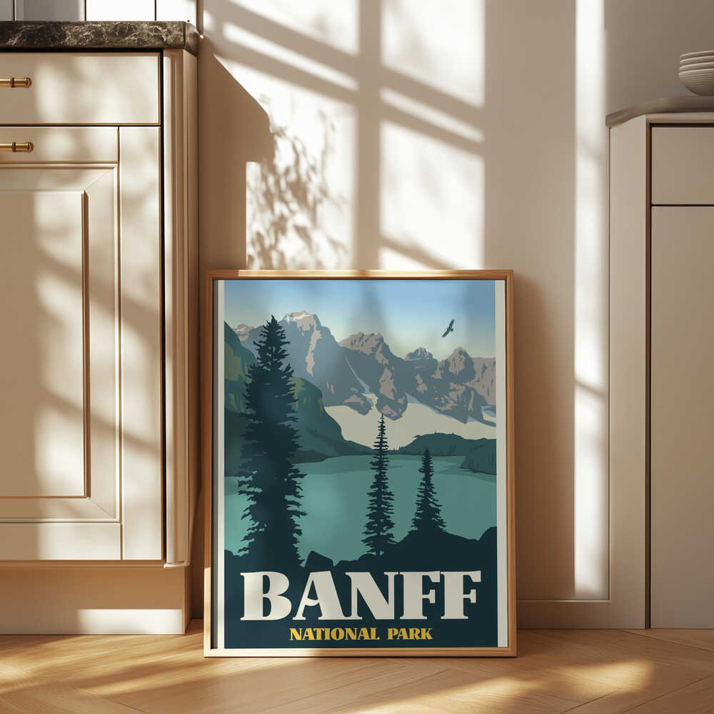 Banff National Park Travel Print Poster