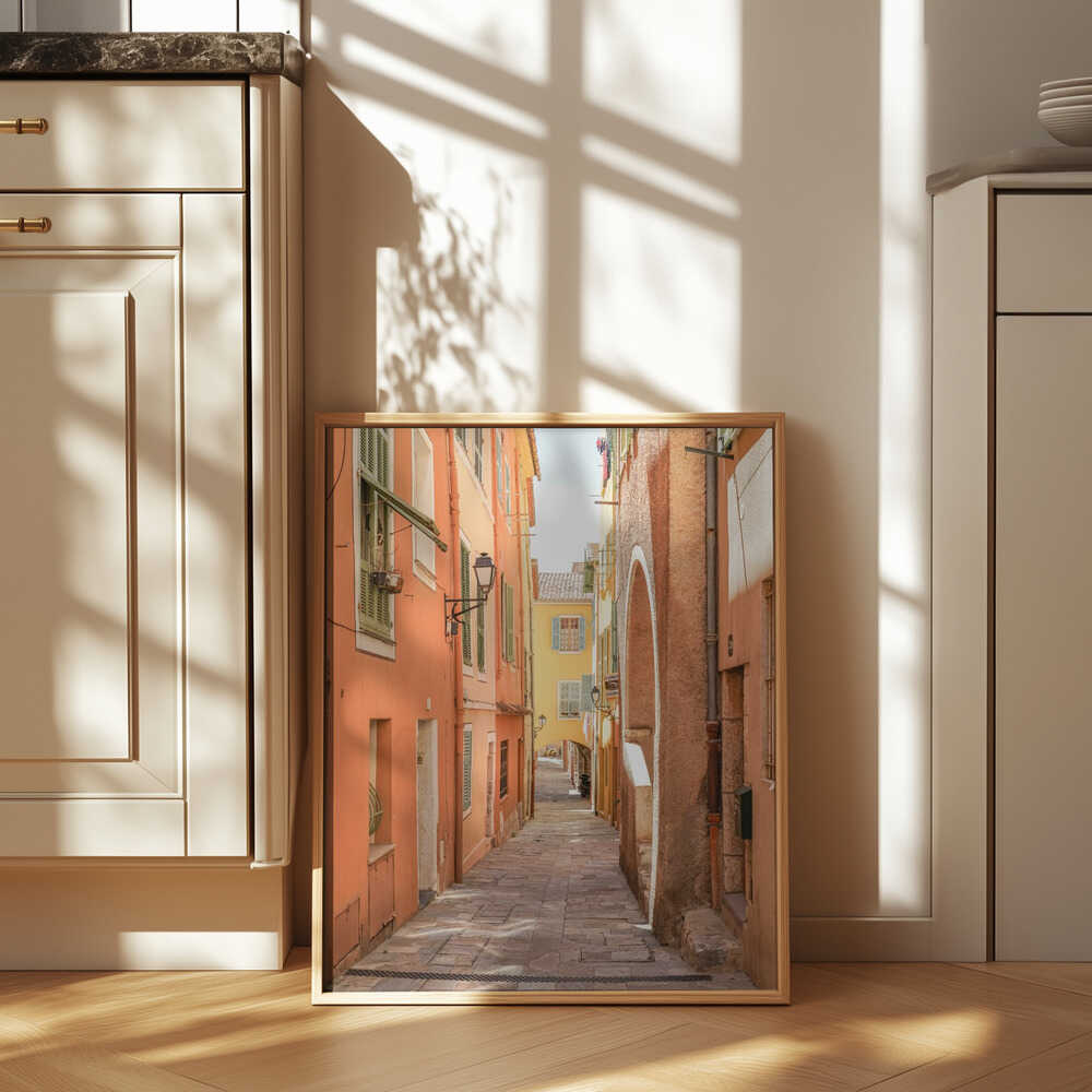 Streets of Menton Poster