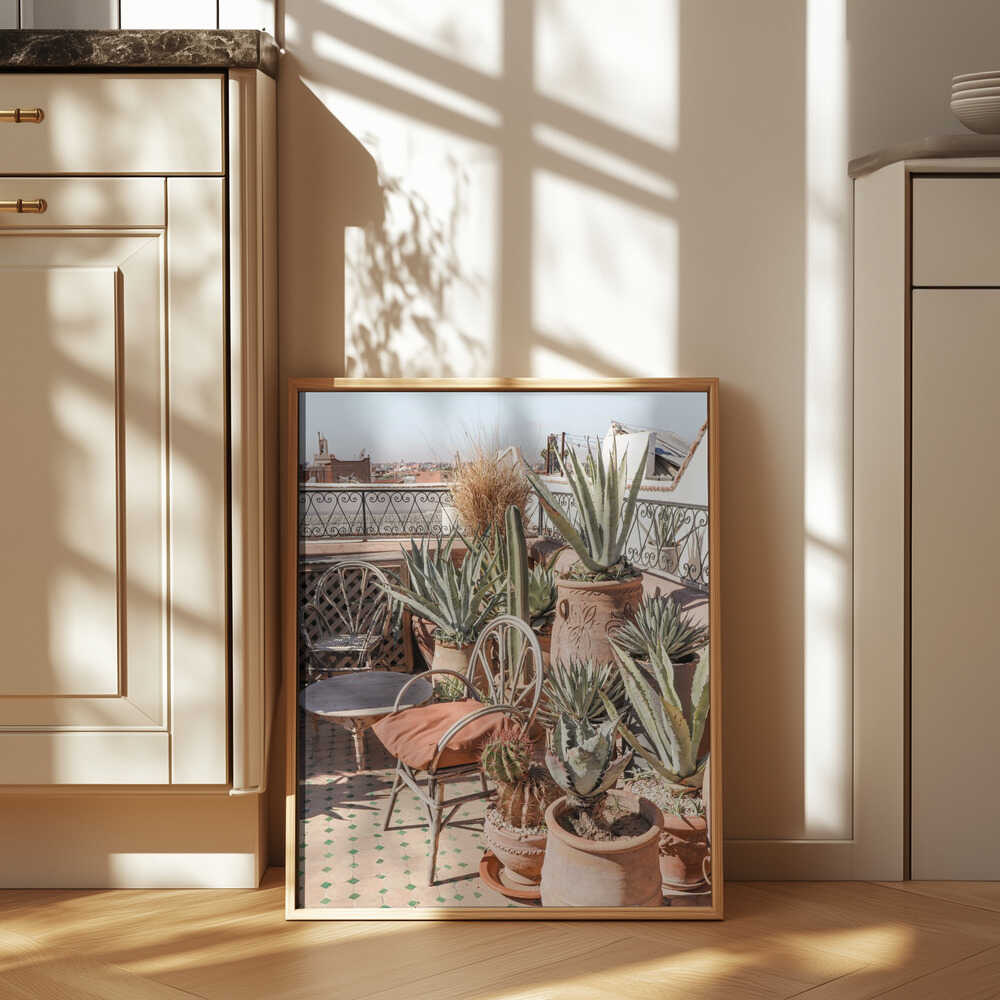 Rooftop in Marrakech Poster