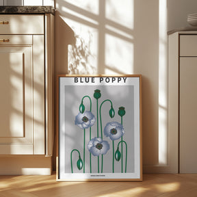 Blue Poppy - National flower of  Bhutan Poster