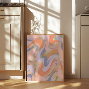 Swirling Hues Poster