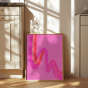 Neon Waves Poster