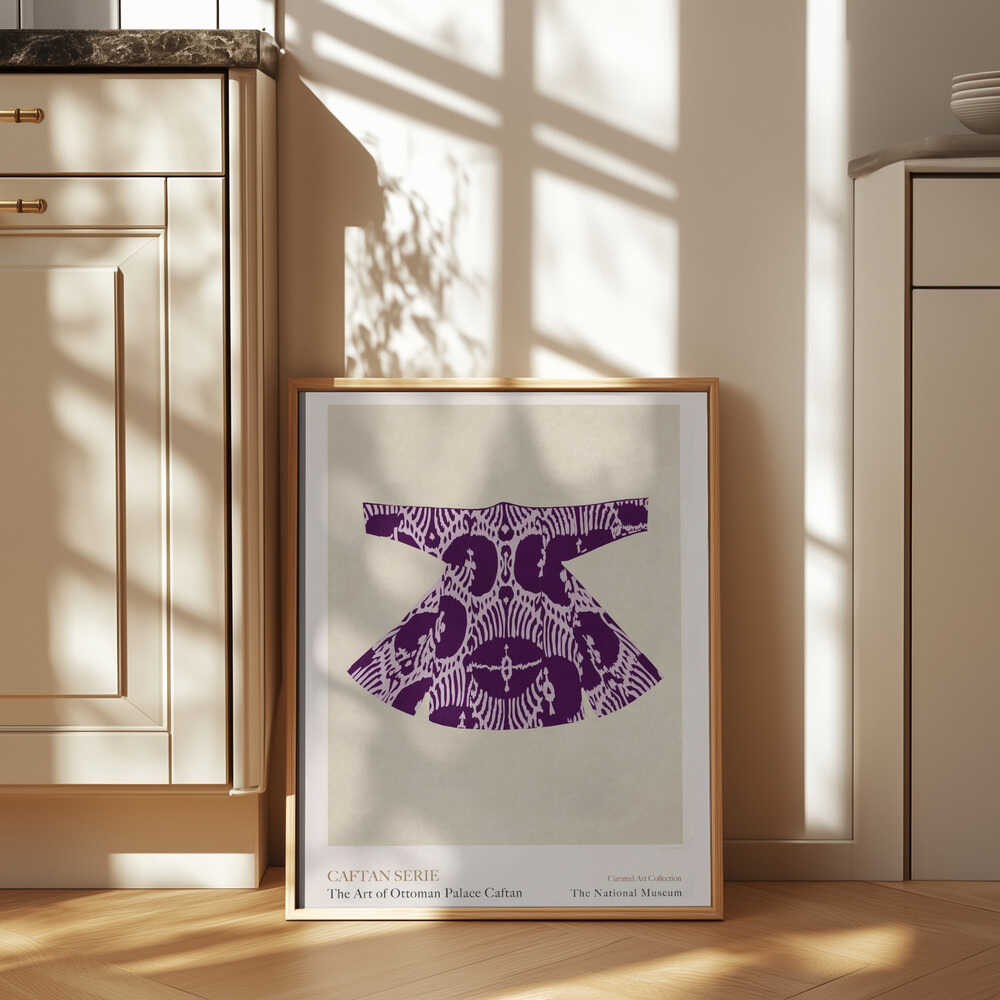 Purple Caftan Elegance Poster