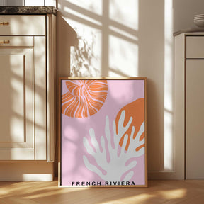 Rivierapinkorange Ratioiso Poster