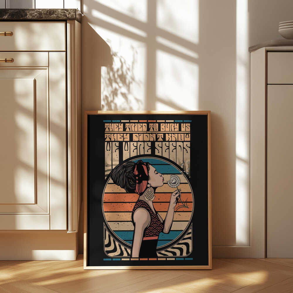 Peace Hippie Quote Poster