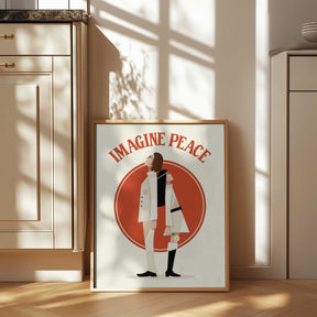 Imagine Peace Minimalist Poster