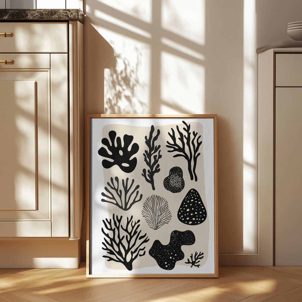 Ocean Shapes Poster