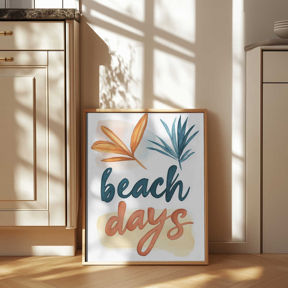 Sandy Serenity Poster