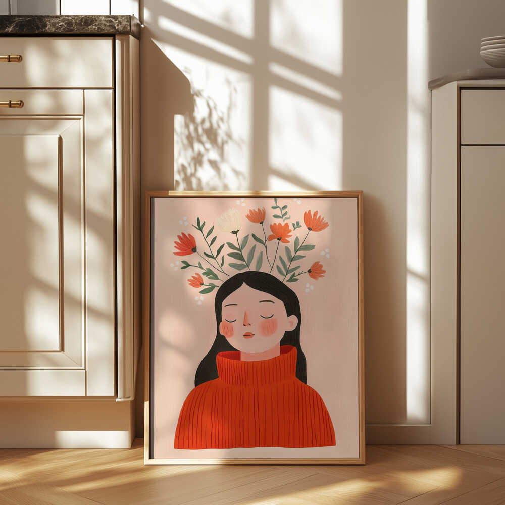 Floral Serenity Poster