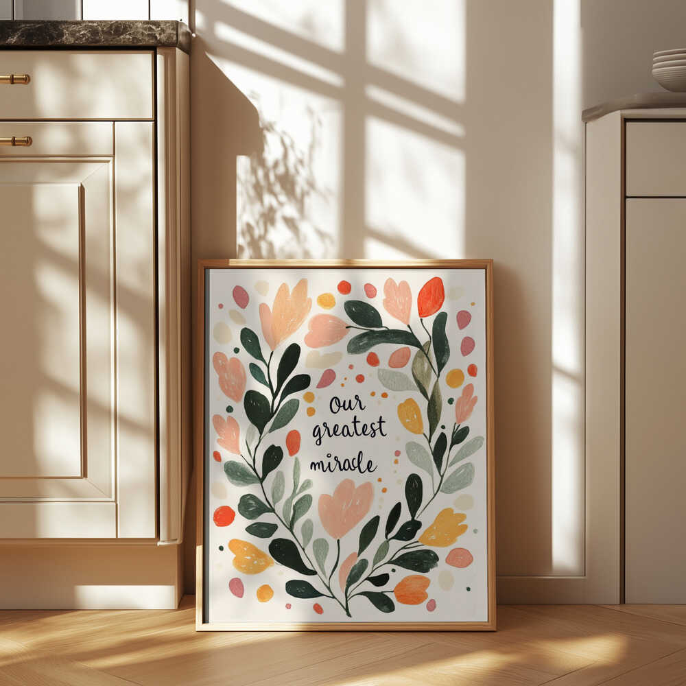 Floral Embrace Poster