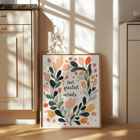 Floral Embrace Poster