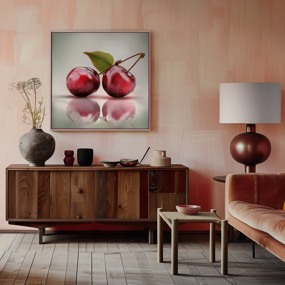 Two Cherries Poster