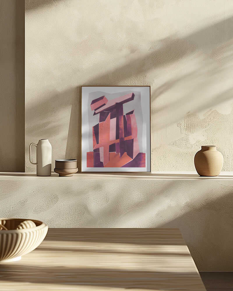 Geometric Symphony Poster