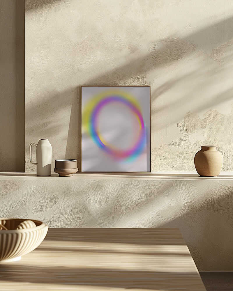 Luminous Spectrum Halo Poster