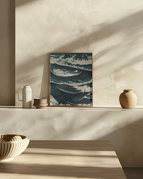 Turbulent Waves Poster