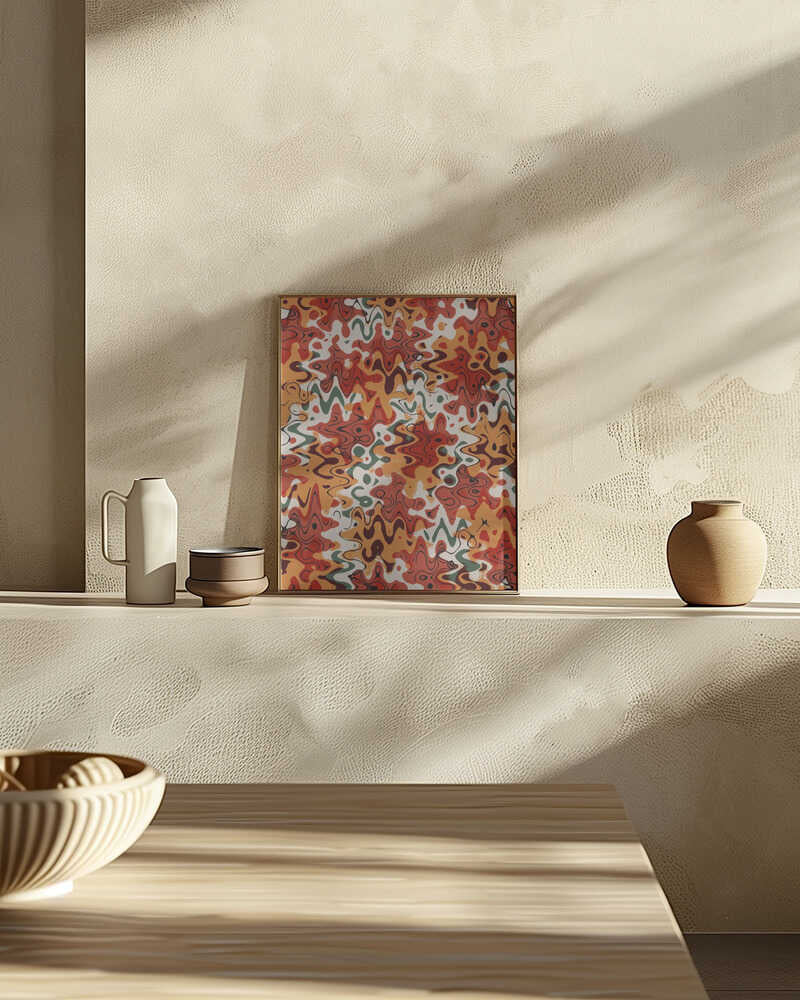 Vibrant Chaos Poster