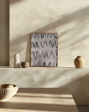 Rhythmic Waves Poster