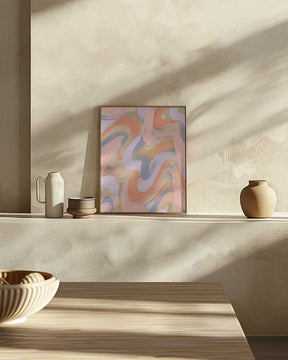 Swirling Hues Poster