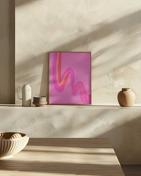 Neon Waves Poster