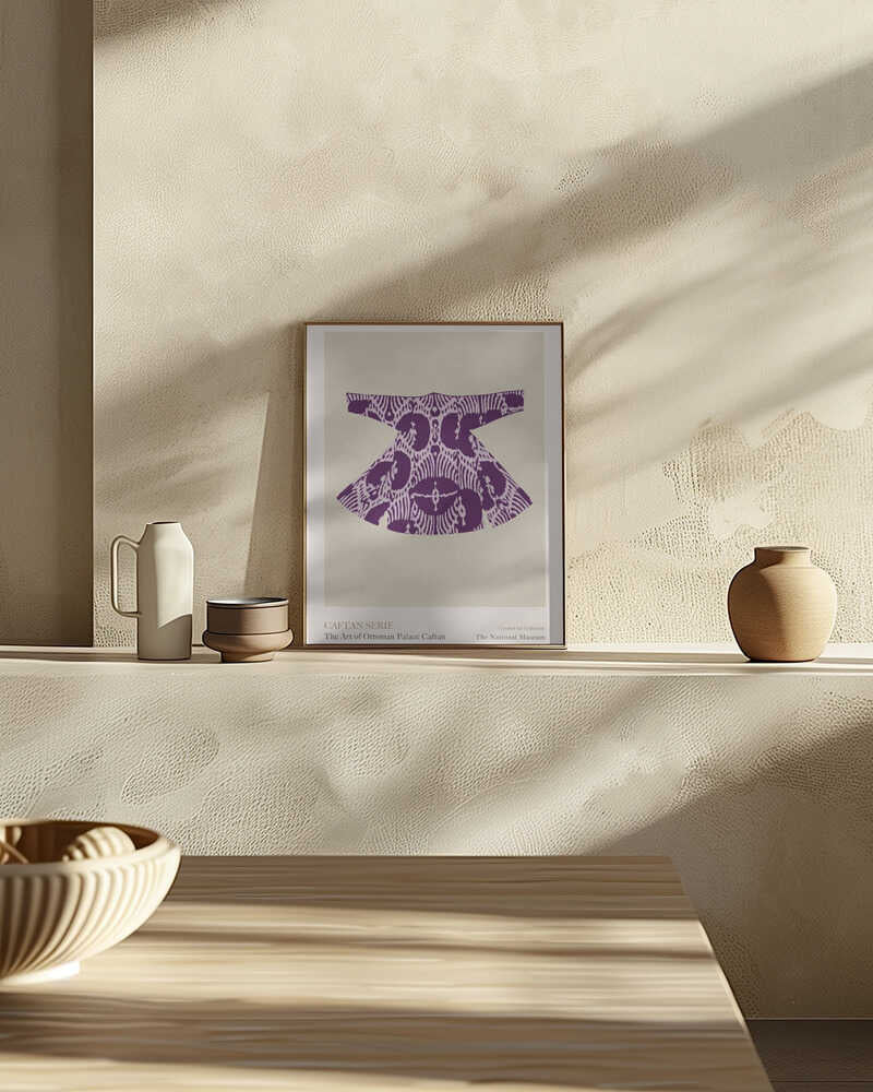 Purple Caftan Elegance Poster