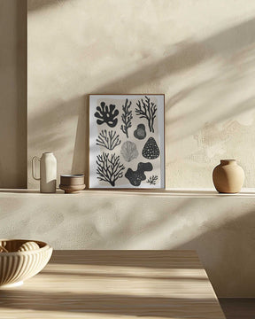 Ocean Shapes Poster