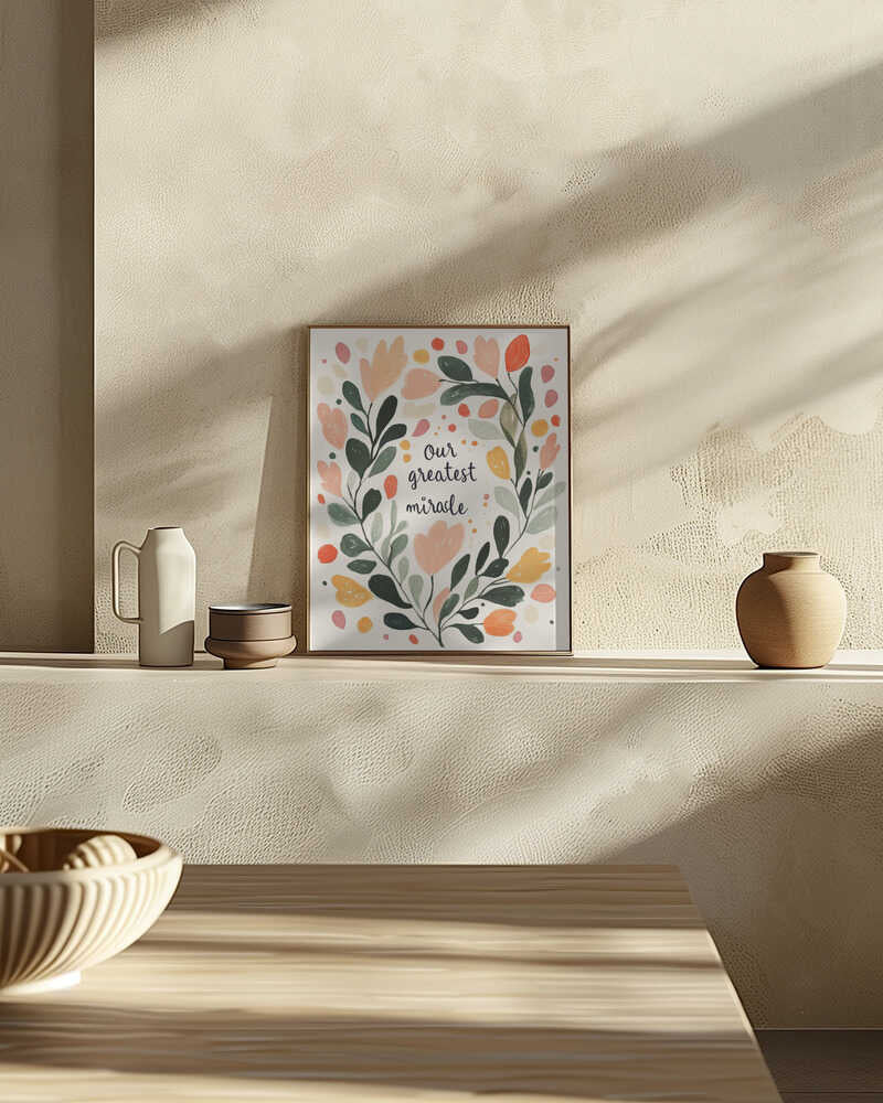 Floral Embrace Poster