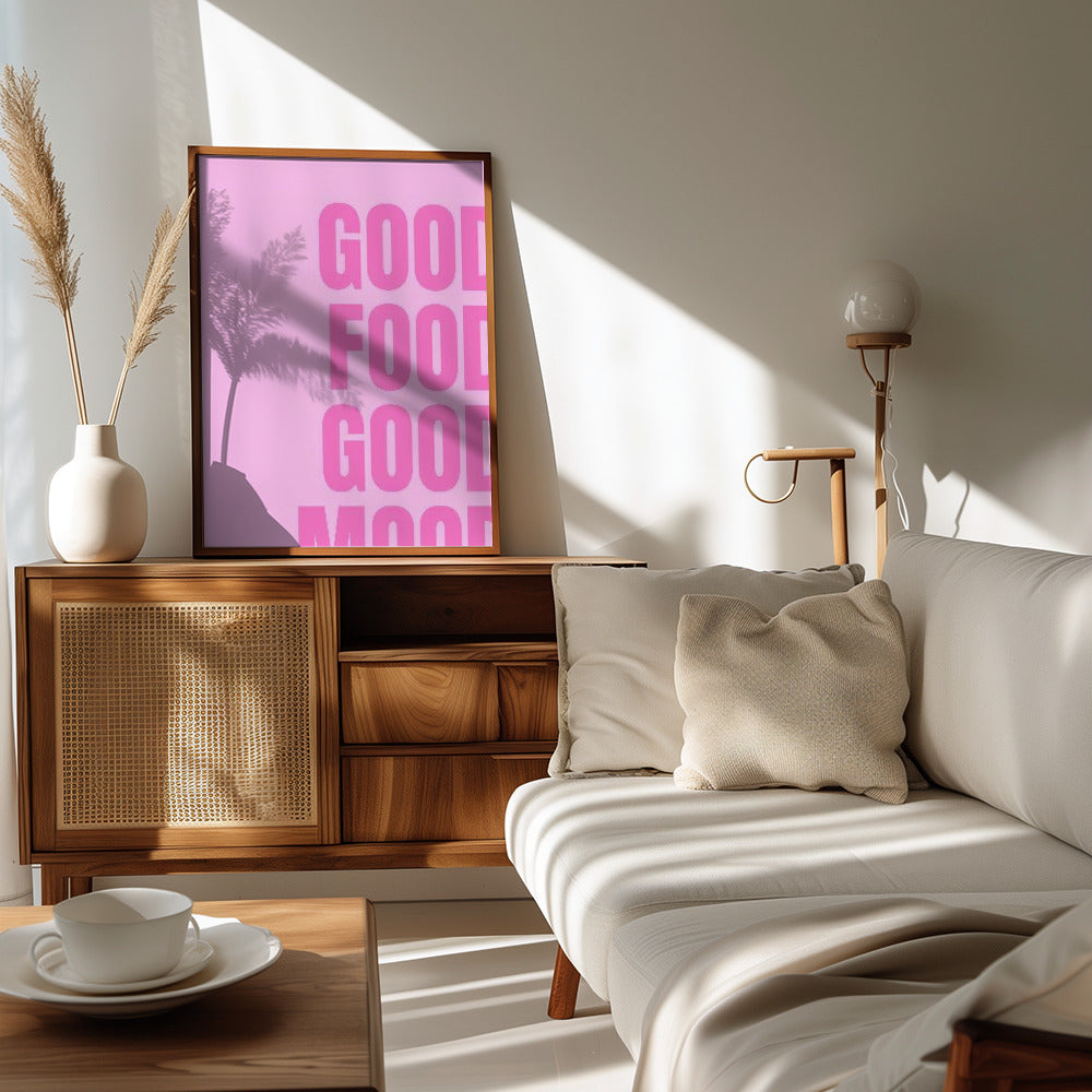 Good Food Good Mood Poster