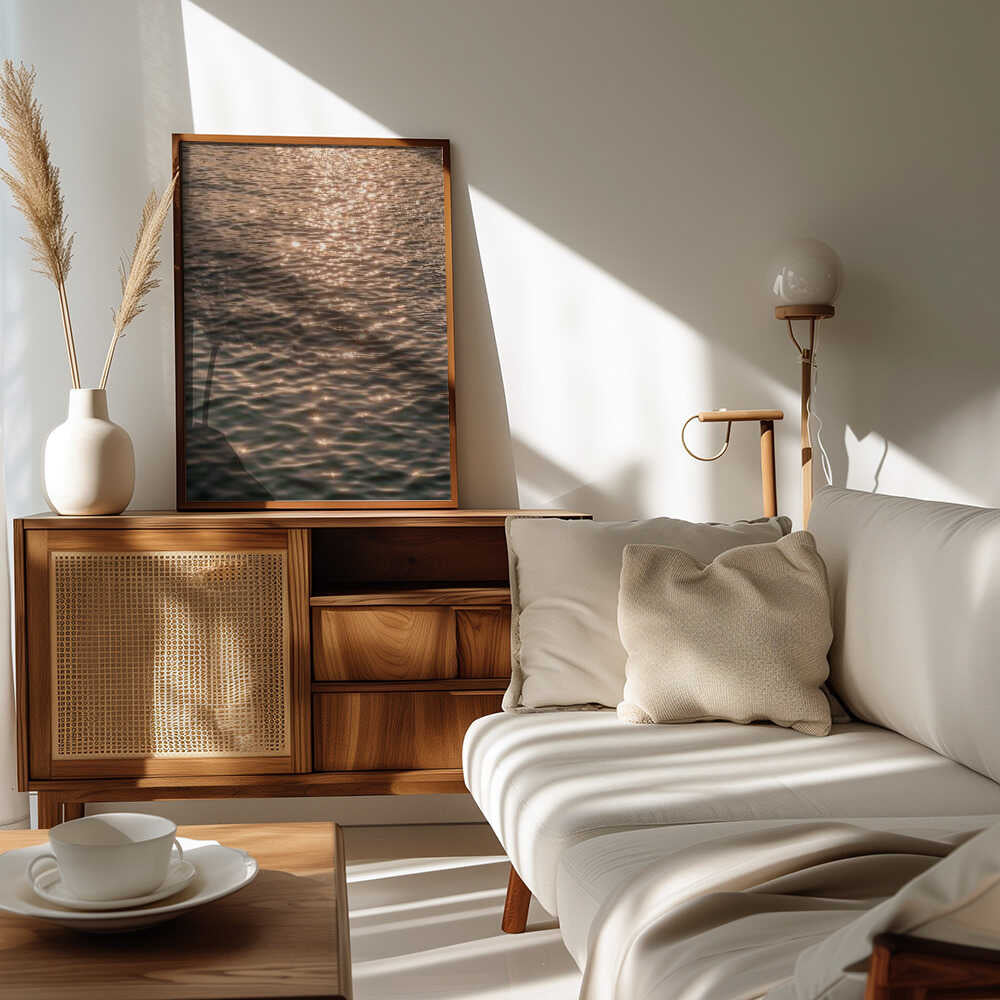 Sunset at Sea Poster