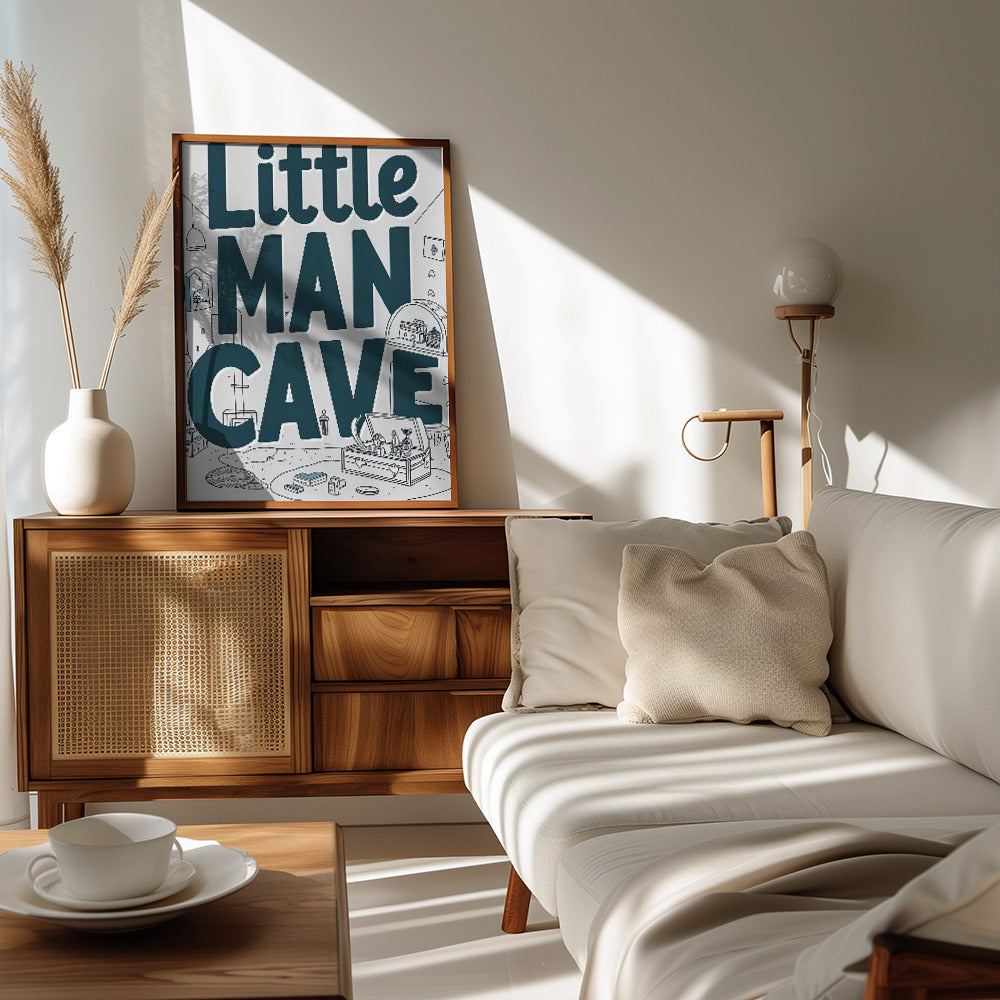 Little Man Cave Poster