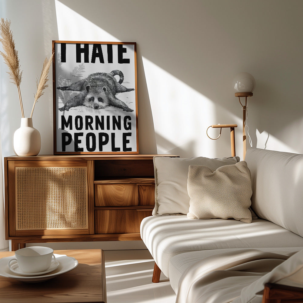 I Hate Morning People Poster