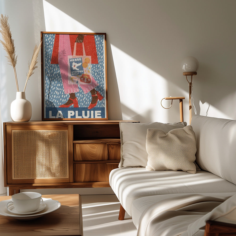 La Pluie French Style Poster