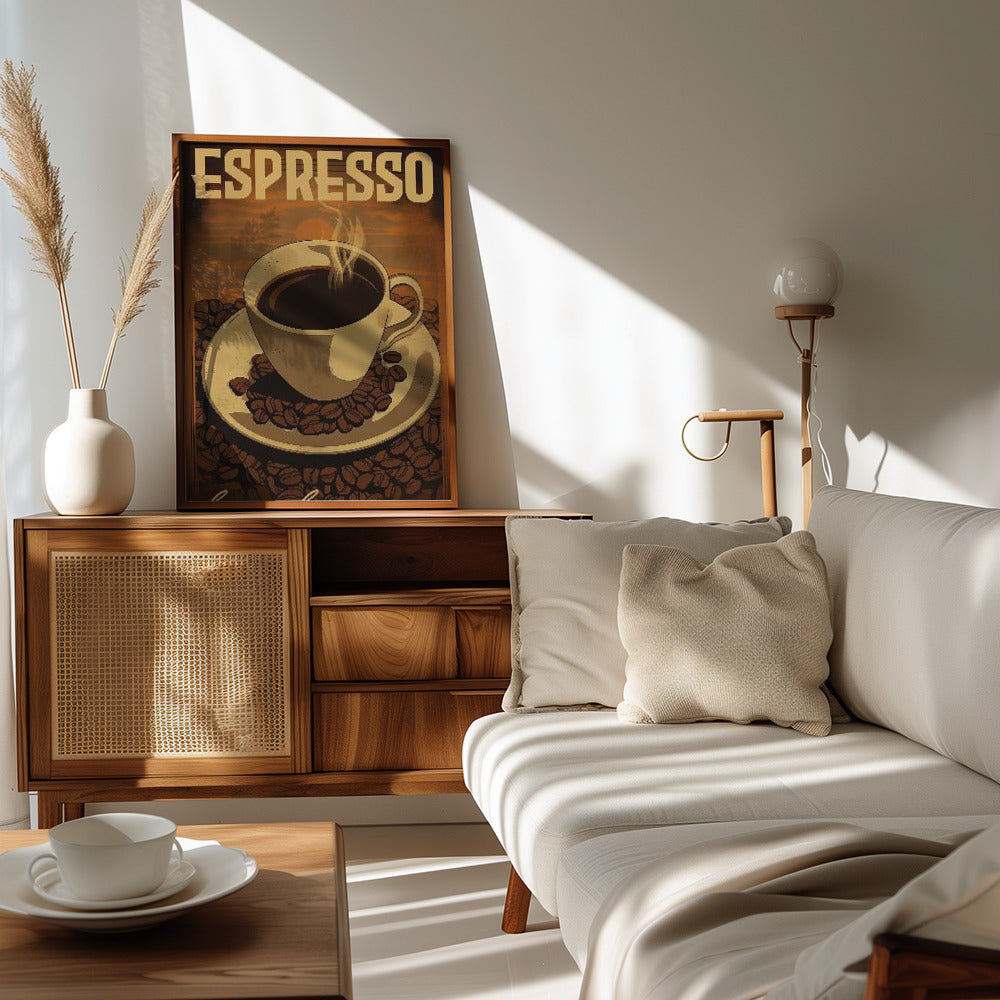 More Espresso   Less Depresso Poster