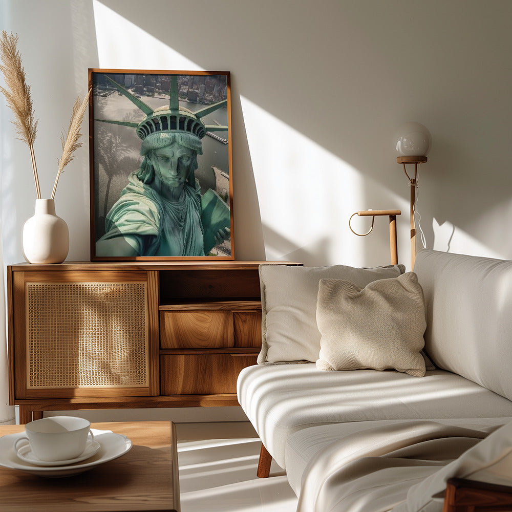 The Statue of Liberty Selfie Poster