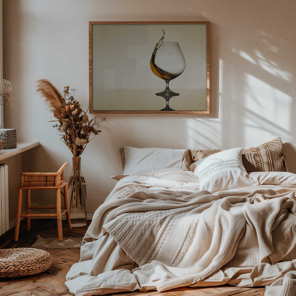 Splash Curves Poster