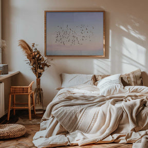 Sunset Flight Poster