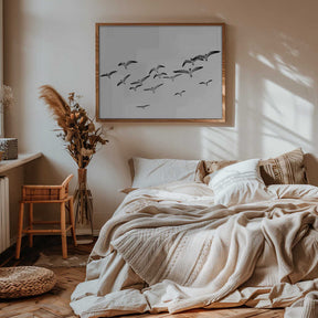 Flying Birds Poster