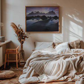 Glowing Vestrahorn Poster