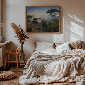 Mediterranean sunset Poster