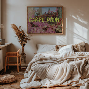 Neon Carpe Diem Poster