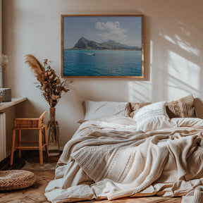 Boat at the sea Poster