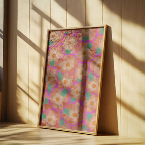 Vibrant Petal Dance Poster
