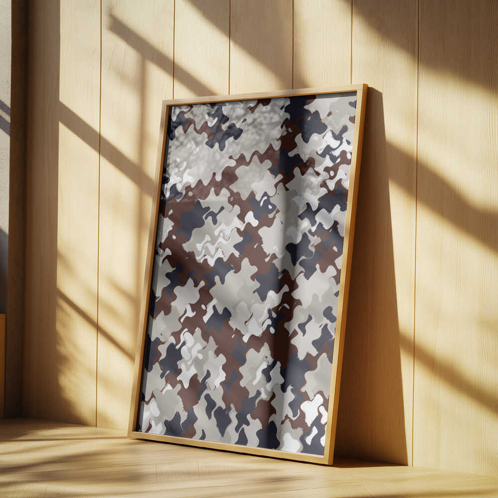 Abstract Wavescape Poster